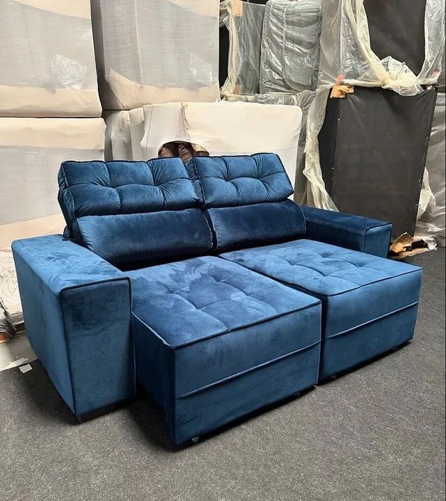 Sofa Retratil Reclinável New York 2,00 mts - Foto 2
