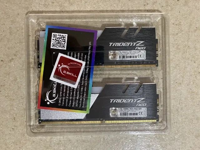 Memória Gskill Trident Z Neo F4-3600c16d-16gtzn 2x8GB - Foto 4