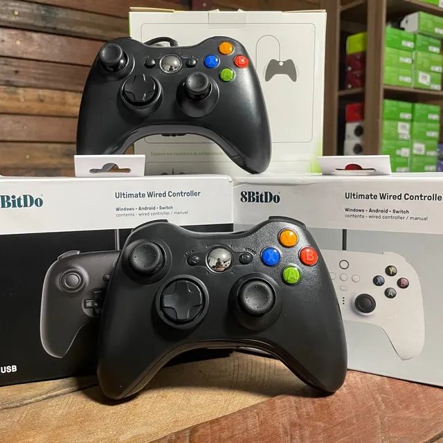 Controle Xbox 360 sem fio PC Entregamos novos com garantia 