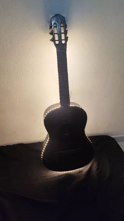 Guitarra iluminaria (com Fita de LED) - Foto 5