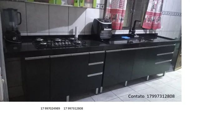 Gabinete de Pia 100% MDF 1,20 Mts + Gabinete 2,00 Mts Novo Na Caixa Desmontado