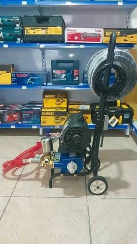 Lavadora de alta Vazão motor Weg 1Cv c/20m de mangueira Chiaperini (Nova) - Foto 6