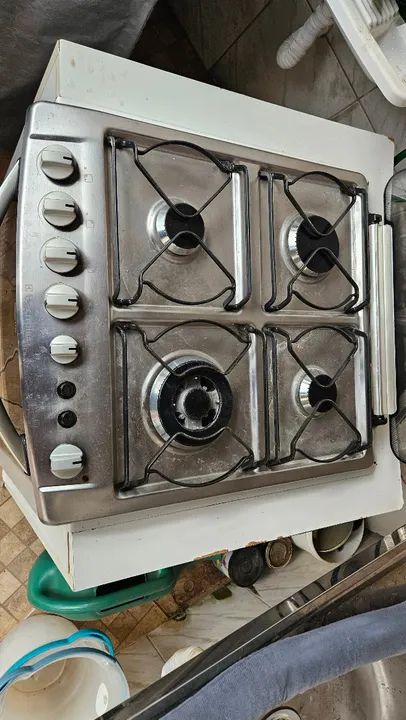 Fogão De Embutir Electrolux 4 Bocas Celebrate 56tbe C/ Grill - Foto 4