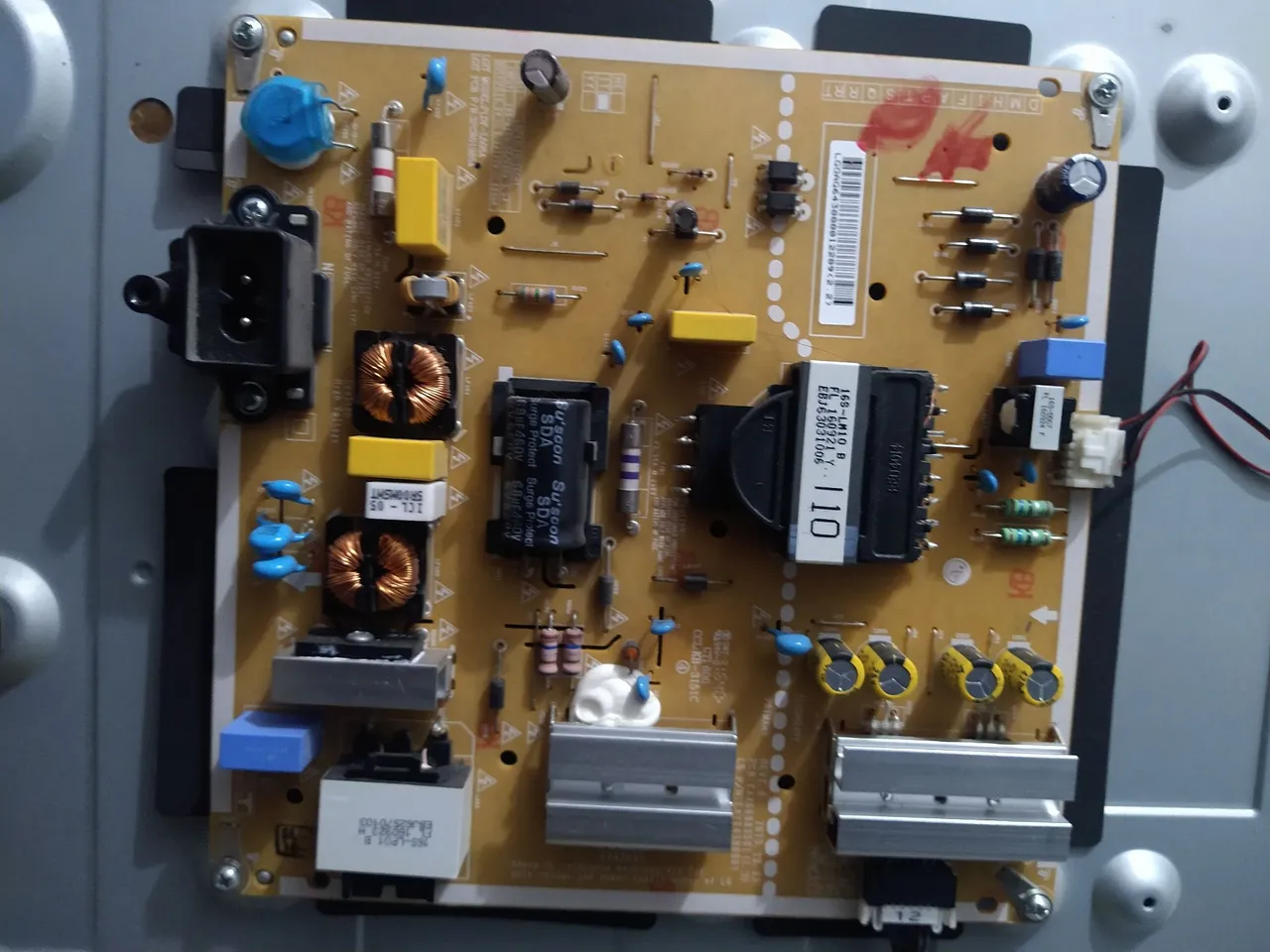 Placa da fonte tv LG 43uh6100
