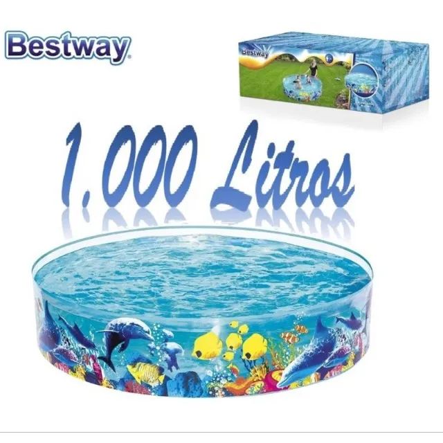 Piscina 1000 litros transparente Bestway