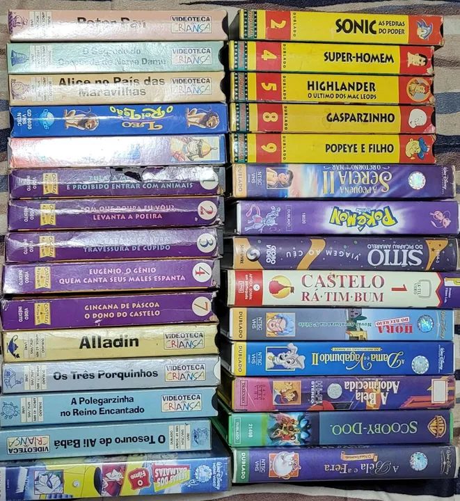 Lote de fitas VHS - Desenhos - Foto 3