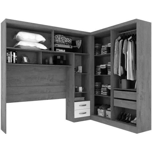 Guarda Roupa Modulado Panam Design Moderno p655 - Foto 2