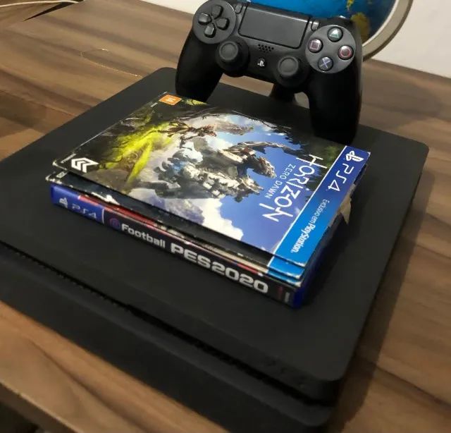Super Oferta: PlayStation 4 Slim + 4 Jogos Imperdíveis! (aceito trocas) - Foto 2