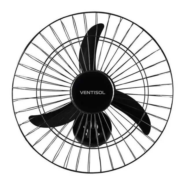 Ventilador 50cm de Parede Preto Ventisol - Foto 2