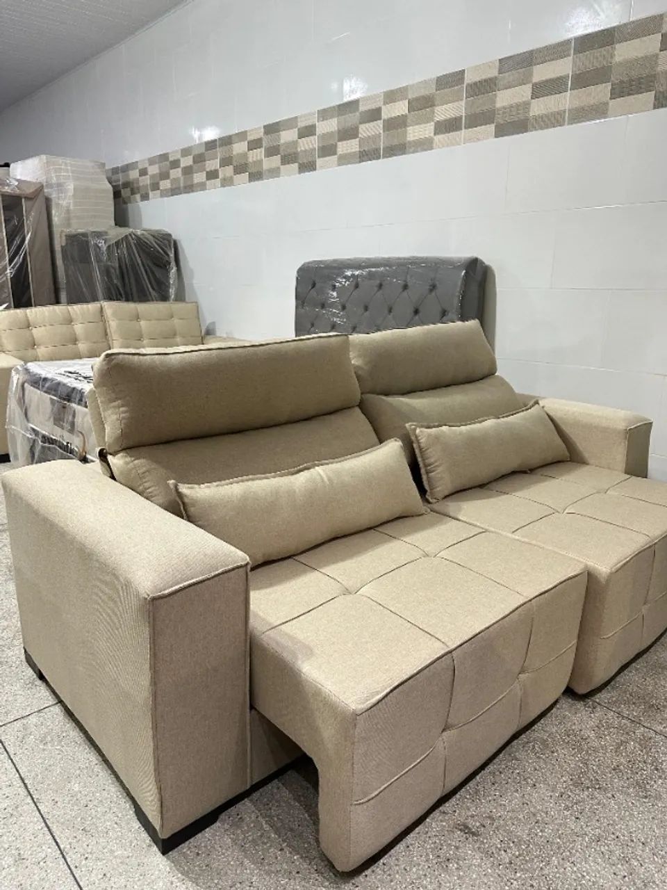 Sofá Retrátil e Reclinável - Promoção 