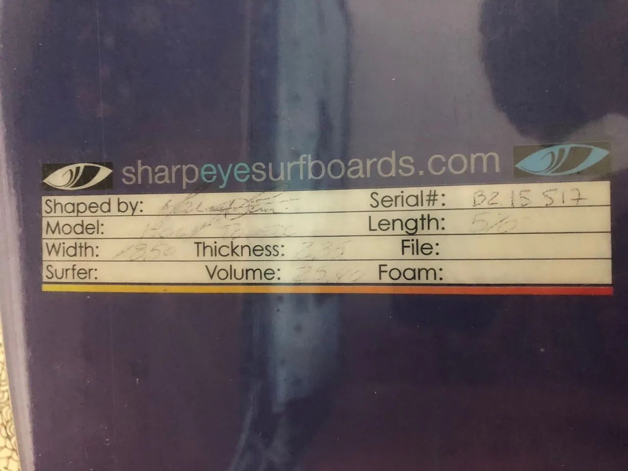 Prancha de Surfe Sharp Eye- 5'10 -  Nova - Foto 4