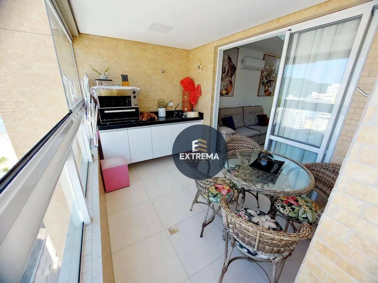 Apartamento com 2 dormitórios à venda, 85 m² por R$ 890.000 - Canto do Forte - Praia Grand - Foto 5
