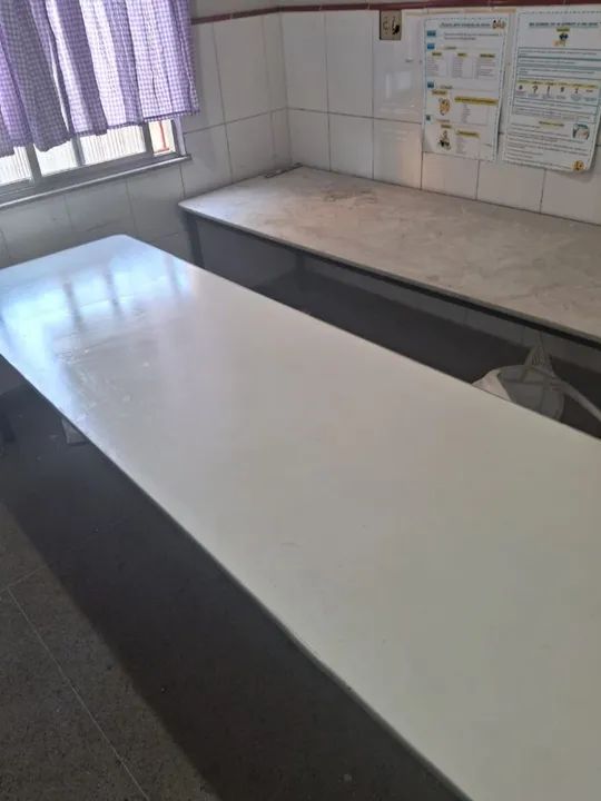 Mesa de Escritório Branca - Foto 2