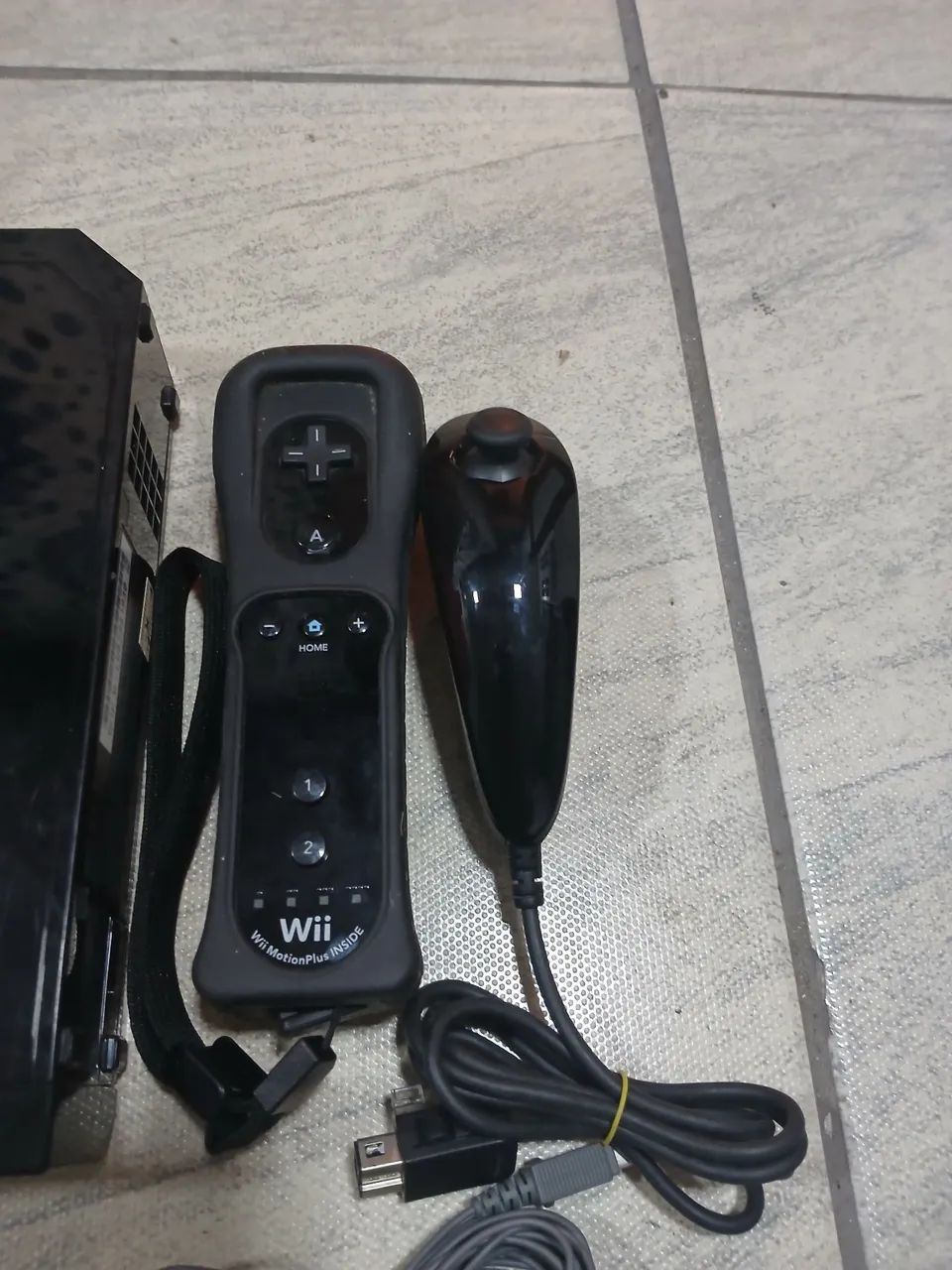 Nintendo Wii preto completo com jogos - Foto 2