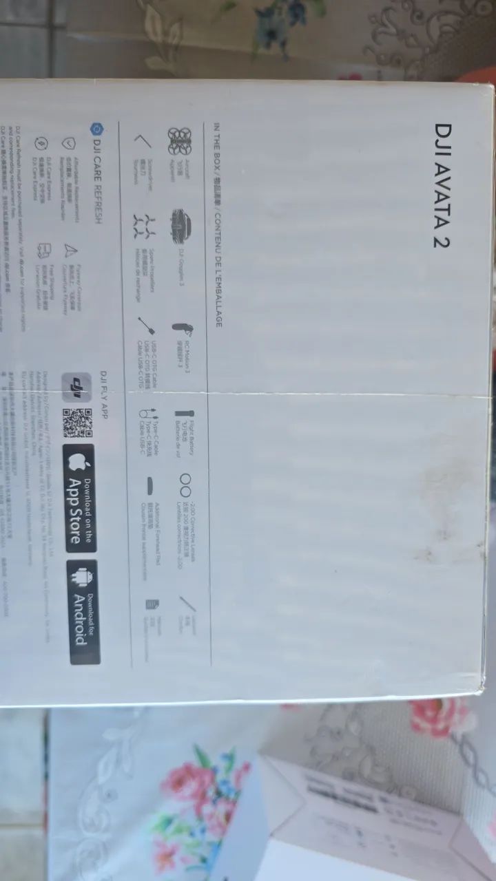 Drone dji avata 2 combo 1 bateria63824556470019122