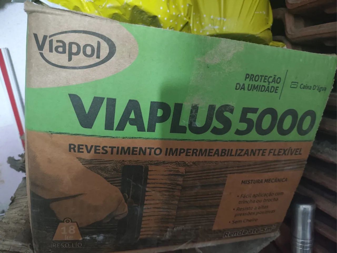 Viaplus 5000 - Revestimento Impermeabilizante Flexível