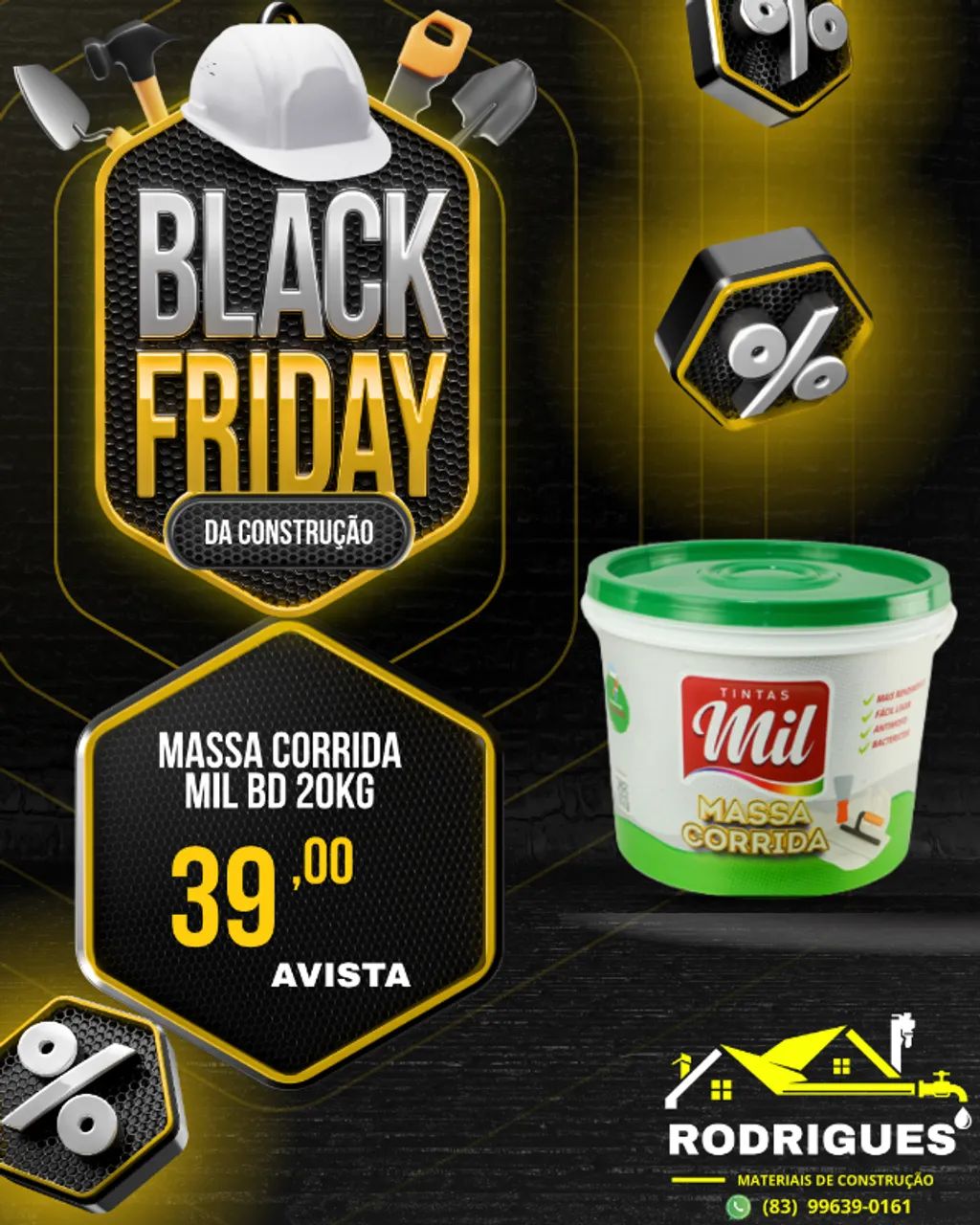 MASSA CORRIDA BALDE 20KG 