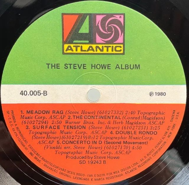 LP Steve Howe (Yes) - The Steve Howe Álbum (1979) - Vinil 1a