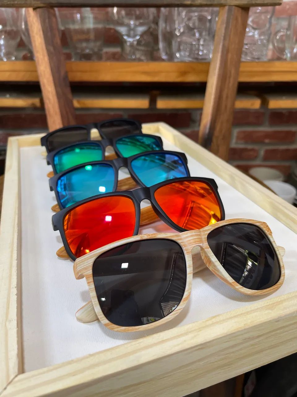 Óculos de sol - Linha madeirado - Foto 2