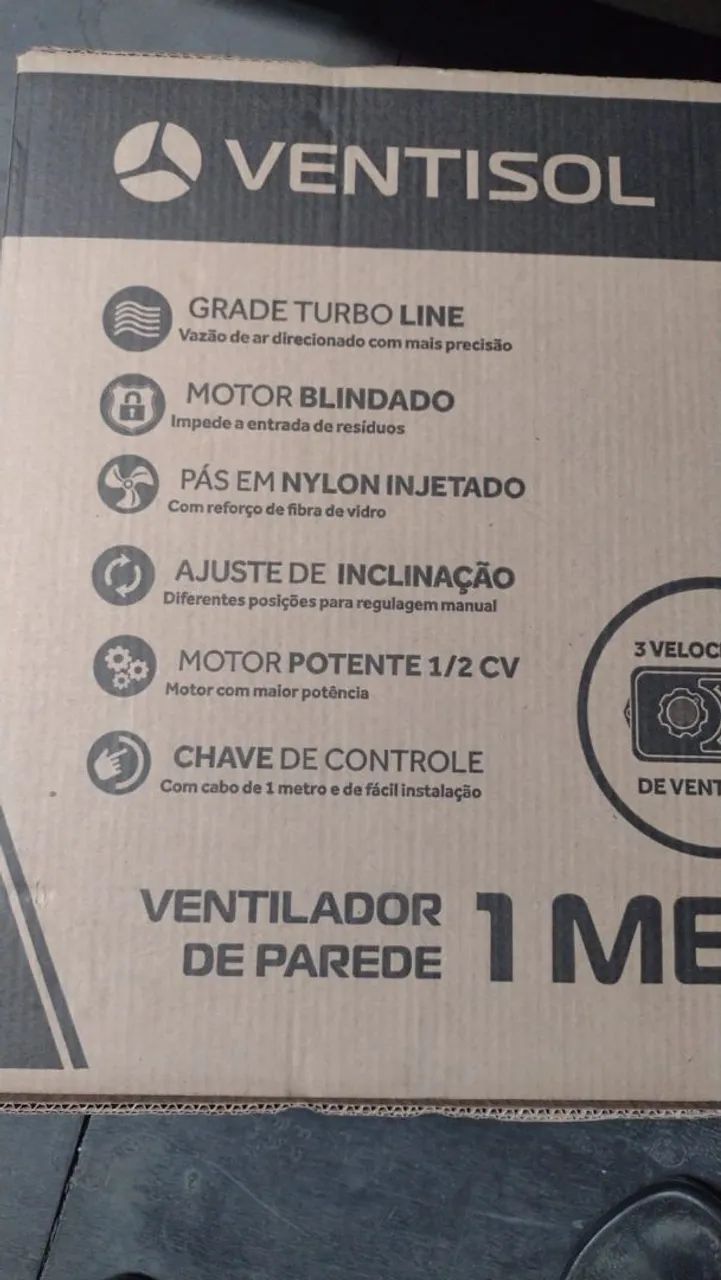 VENTILADOR INDUSTRIAL DE 1 METRO NOVO - Foto 3