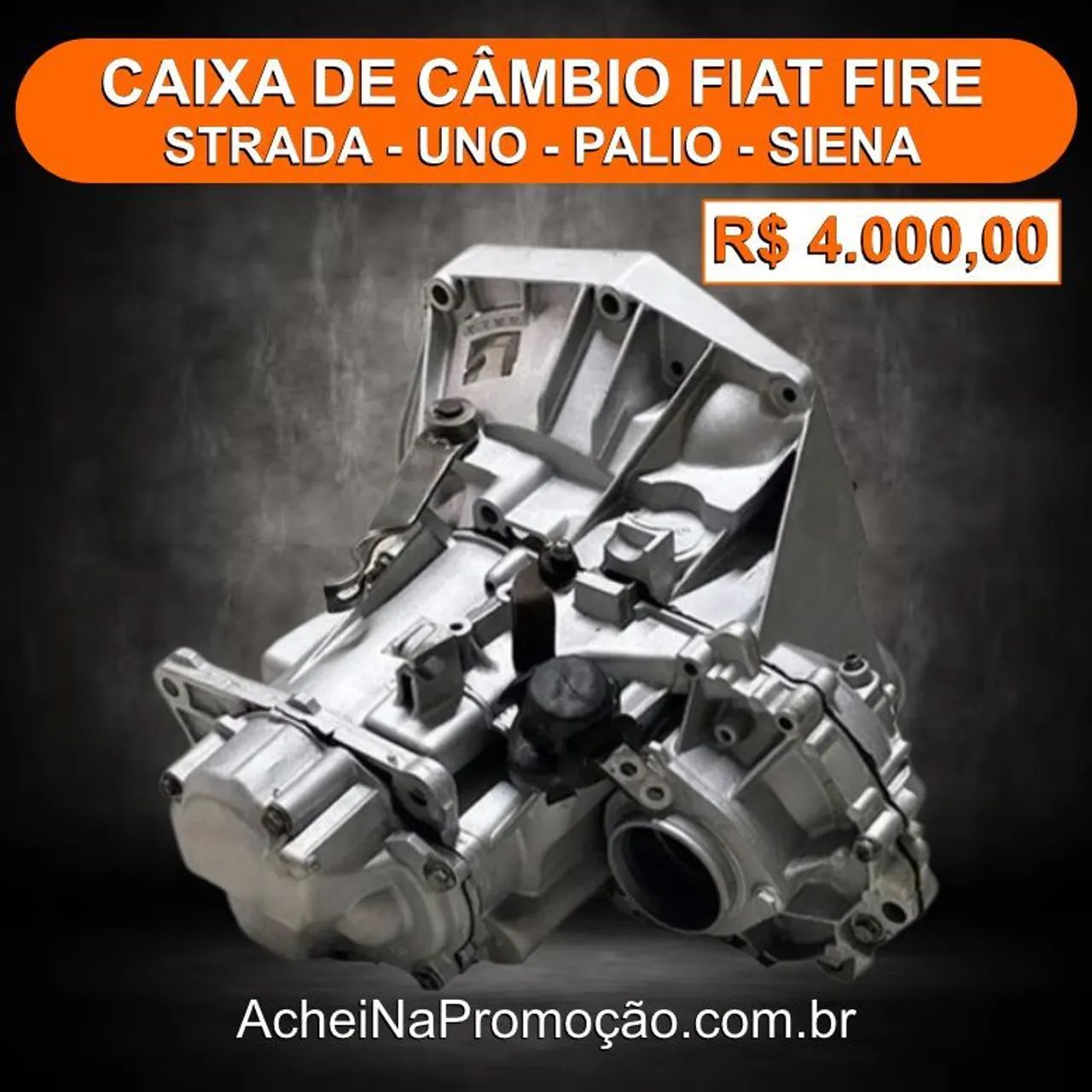 CAIXA DE CÂMBIO FIAT STRADA UNO PALIO SIENA FIRE
