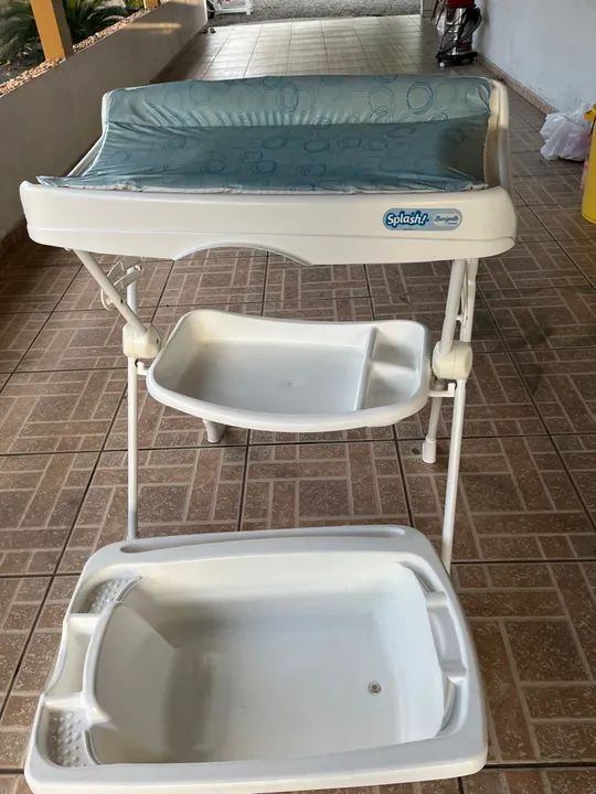 Trocador de bebê Splash com estrutura de metal - Foto 3