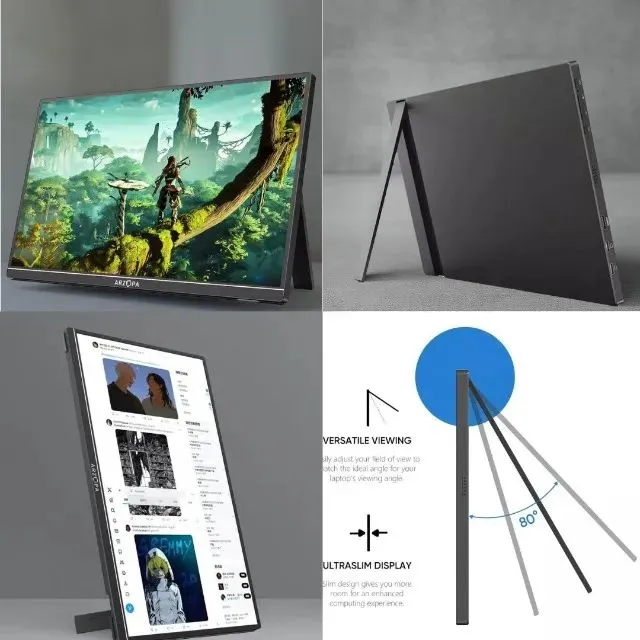 Lacrado Monitor Game Arzopa A1S 14" FullHD 1080p IPS USB C HDMI