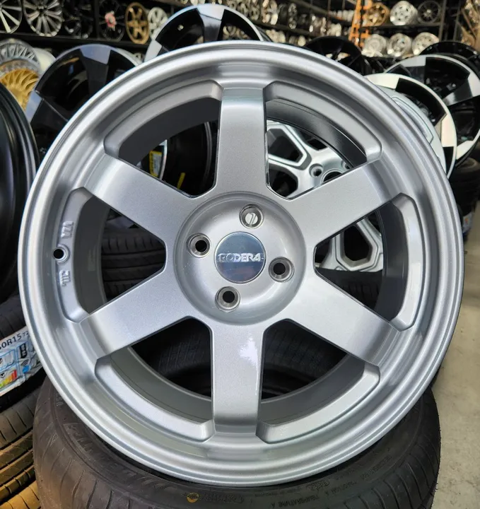 Jogo de rodas work emotion te37 aro 16 4x100 e 4x114 - Peças para