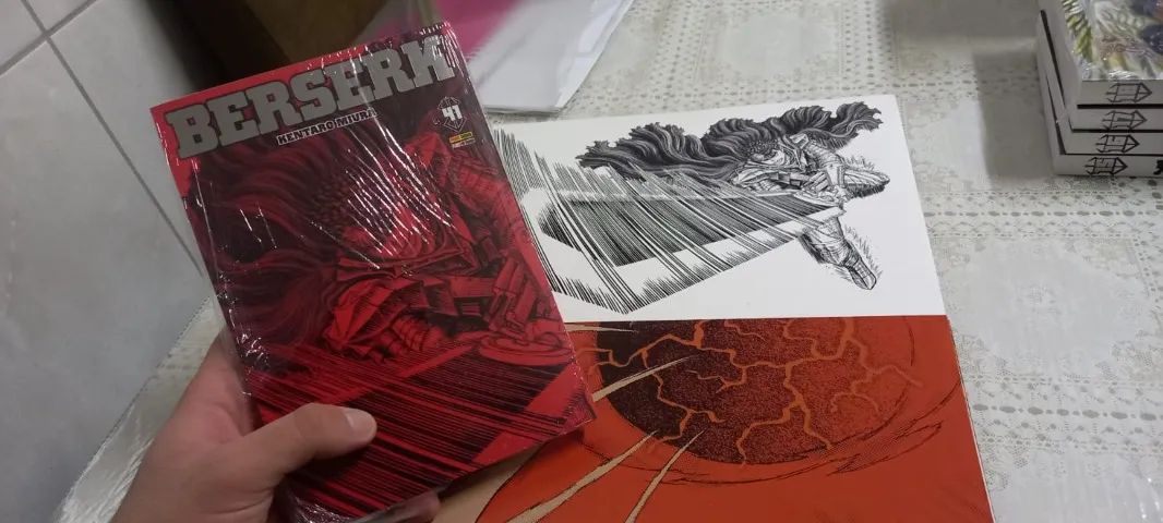 Berserk Vol. 1 ao 25 e Ed. especial 41 + Pôster e Quadro - Foto 4