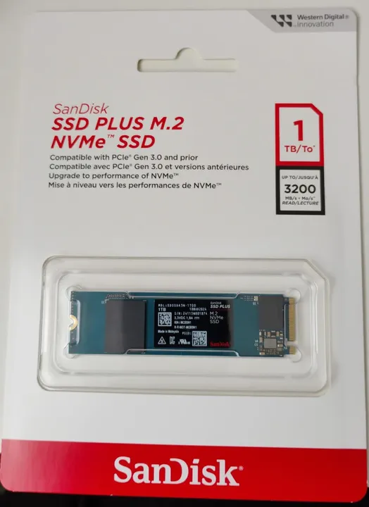 Ssd M.2 1tb Sandisk Plus