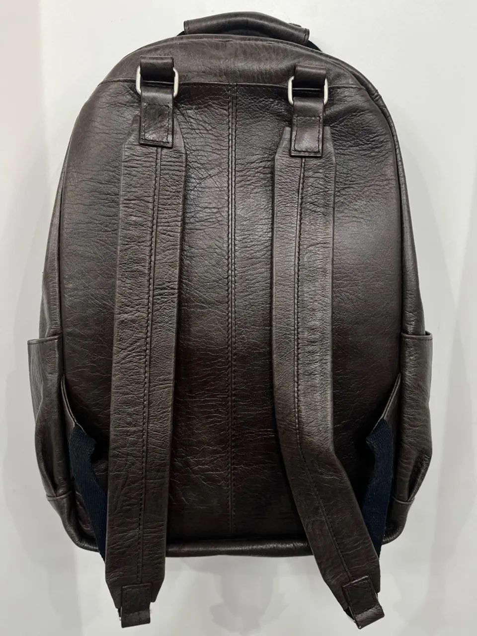 Mochila de Couro Reserva Marrom - Foto 3