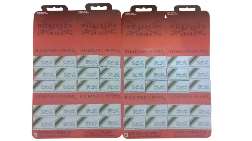 lâmina de barbear wilkinson  tabela com 20 caixas 60 lâminas - Foto 5