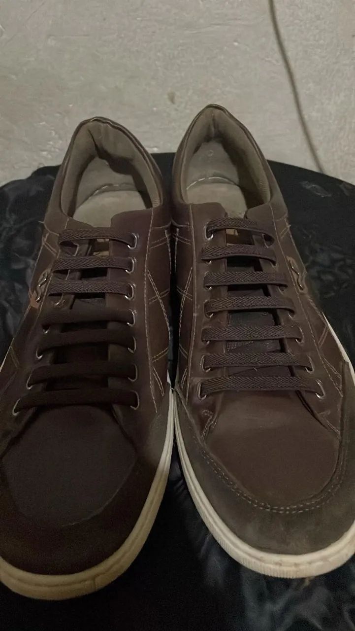 Sapatênis Casual Marrom 41 - Foto 2