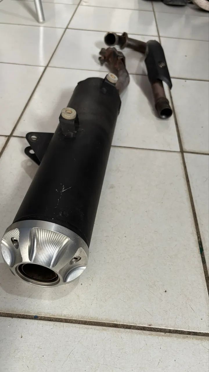 Escapamento Original ( cano ) Crf 230 - Peças para motos - Ceará-Mirim ...