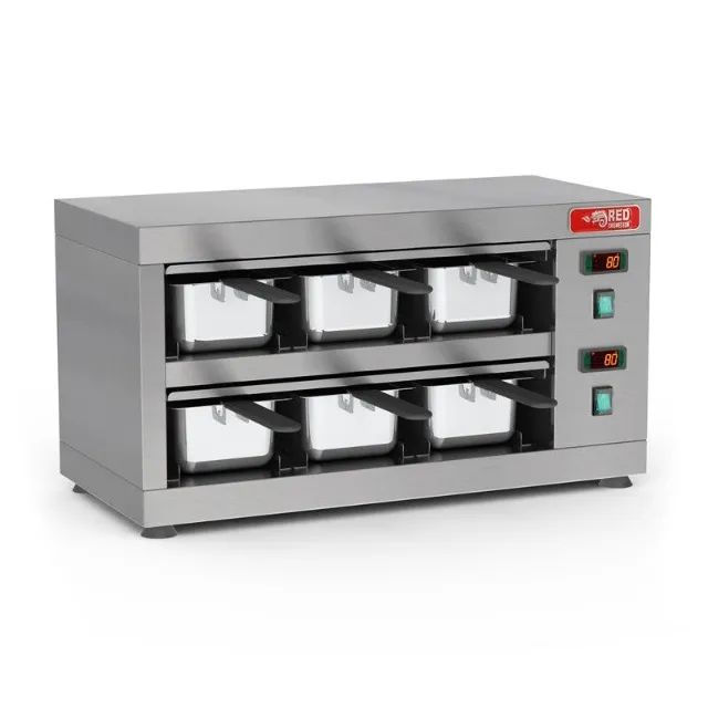 Conservador de proteinas 6 gavetas inox NOvo 