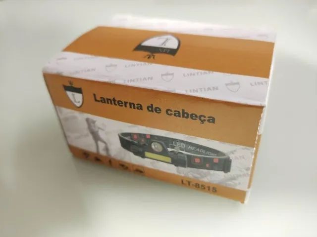 (Nova) Lanterna de Cabeça LED Lintian Lt-8515 Recarregável - Foto 2