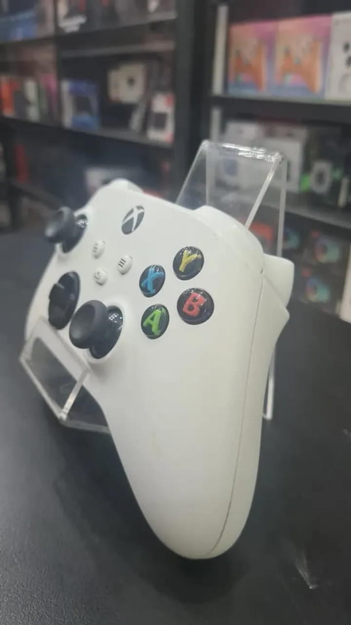Controle Sem Fio Microsoft para Xbox Series S Branco - Conforto e Precisão em Seus Jogos