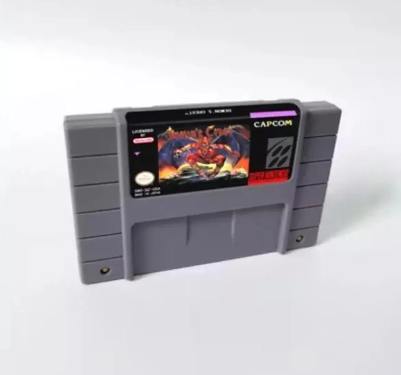 Cartucho Super Nintendo - Demon's Crest repro 