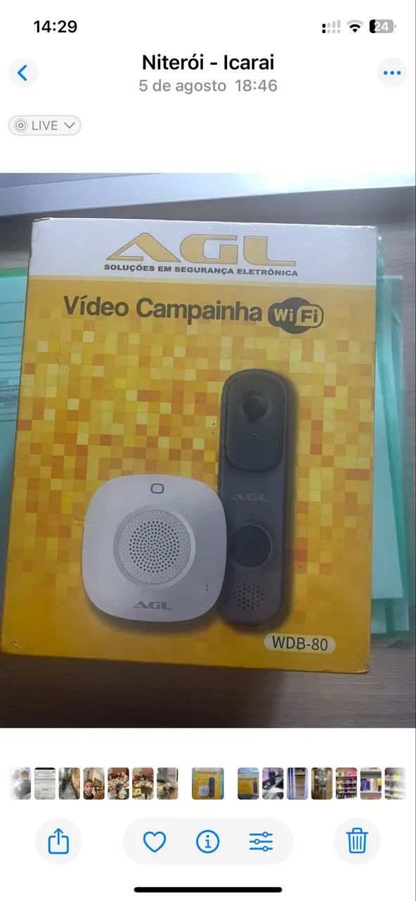 Vídeo Campainha AGL64315679132034120