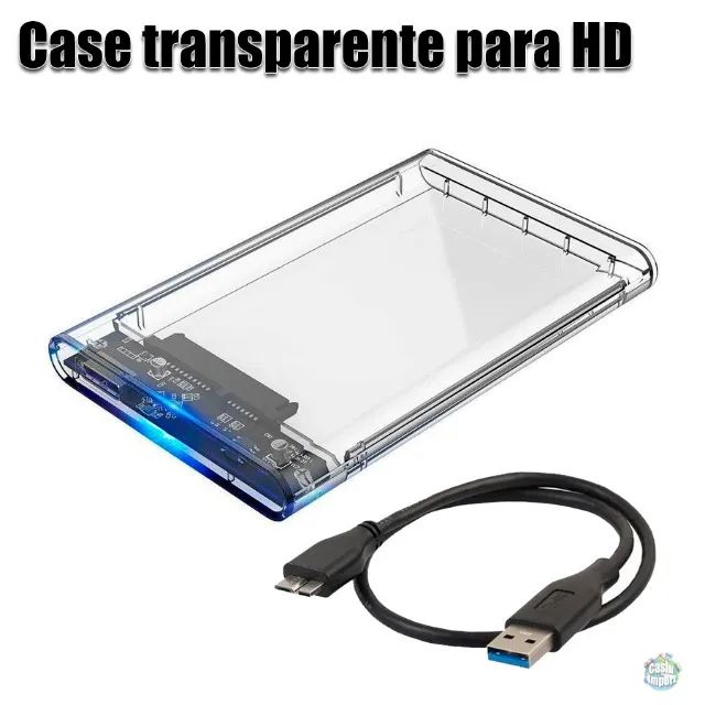 Case transparente para Hd