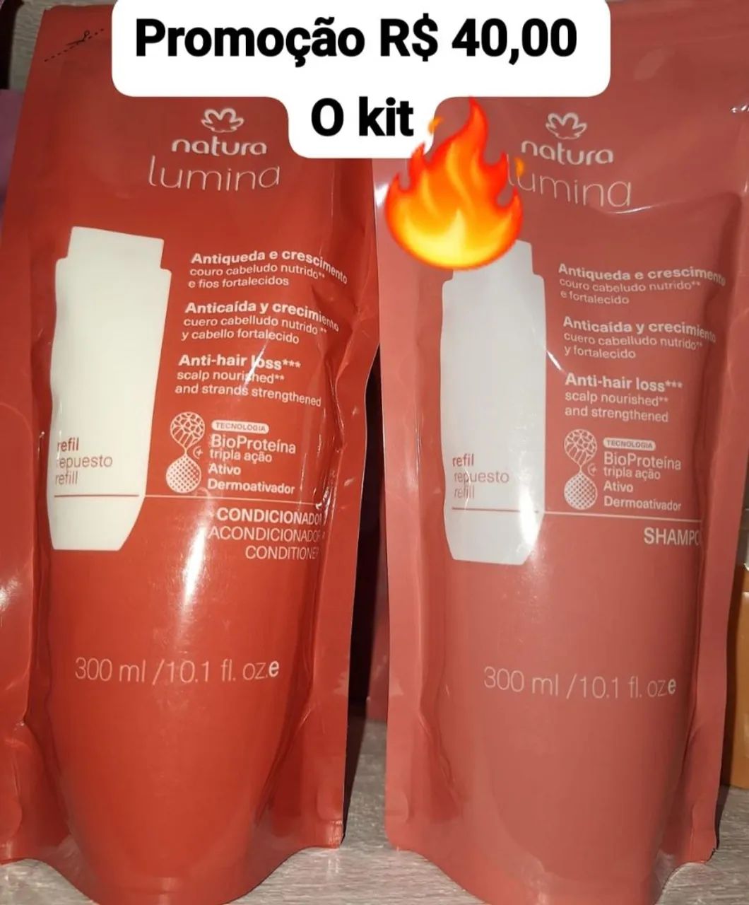 Kit Natura Lumina Shampoo e Condicionador - Promoção - Foto 2