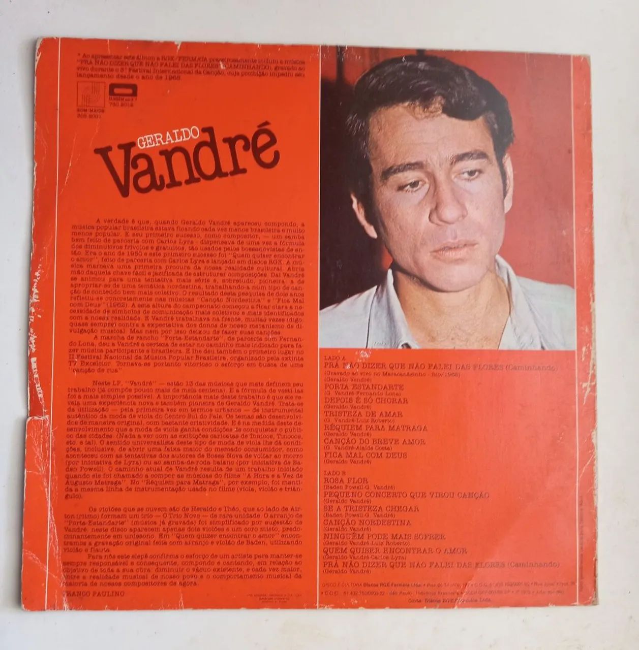Disco de Vinil Geraldo Vandré - Foto 4