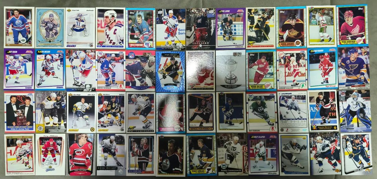 Cartas NHL upper deck score fleer ultra NHL Pro Set - Foto 4