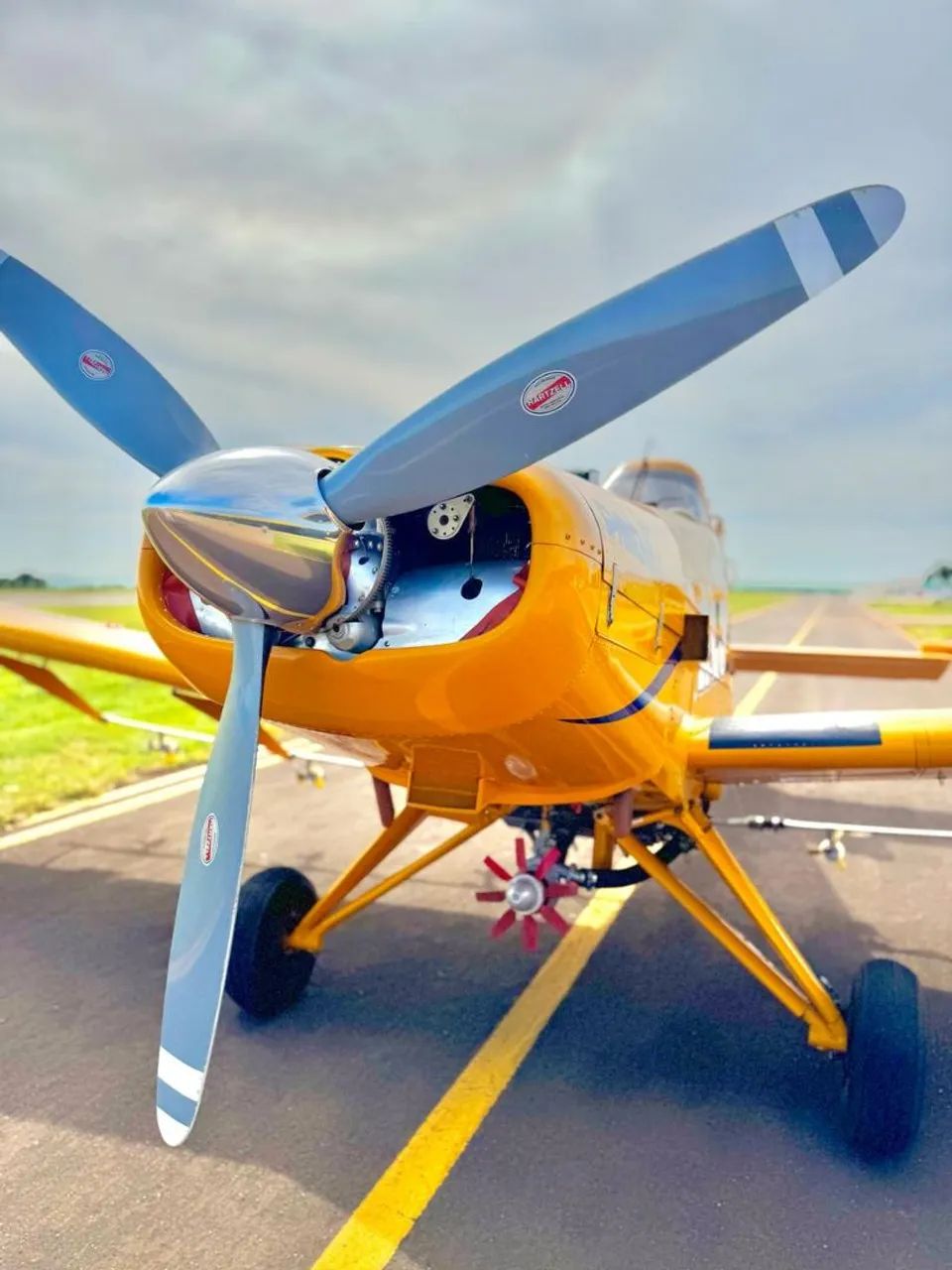 Avião Agrícola - Pronto para o Trabalho