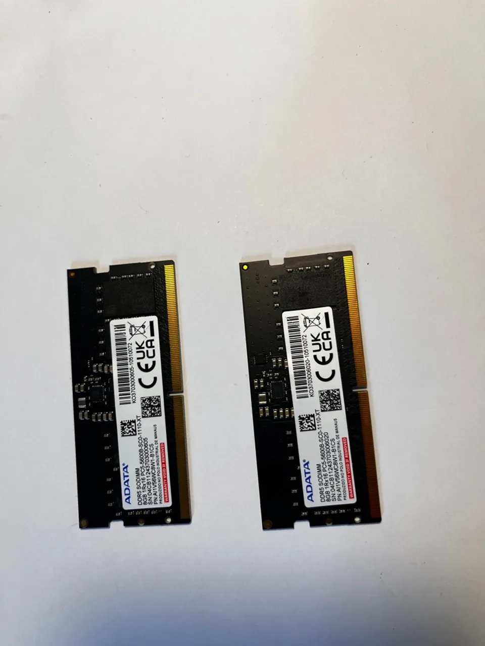 Memória RAM DDR5 ADATA 8GB 5600MHz SODIMM