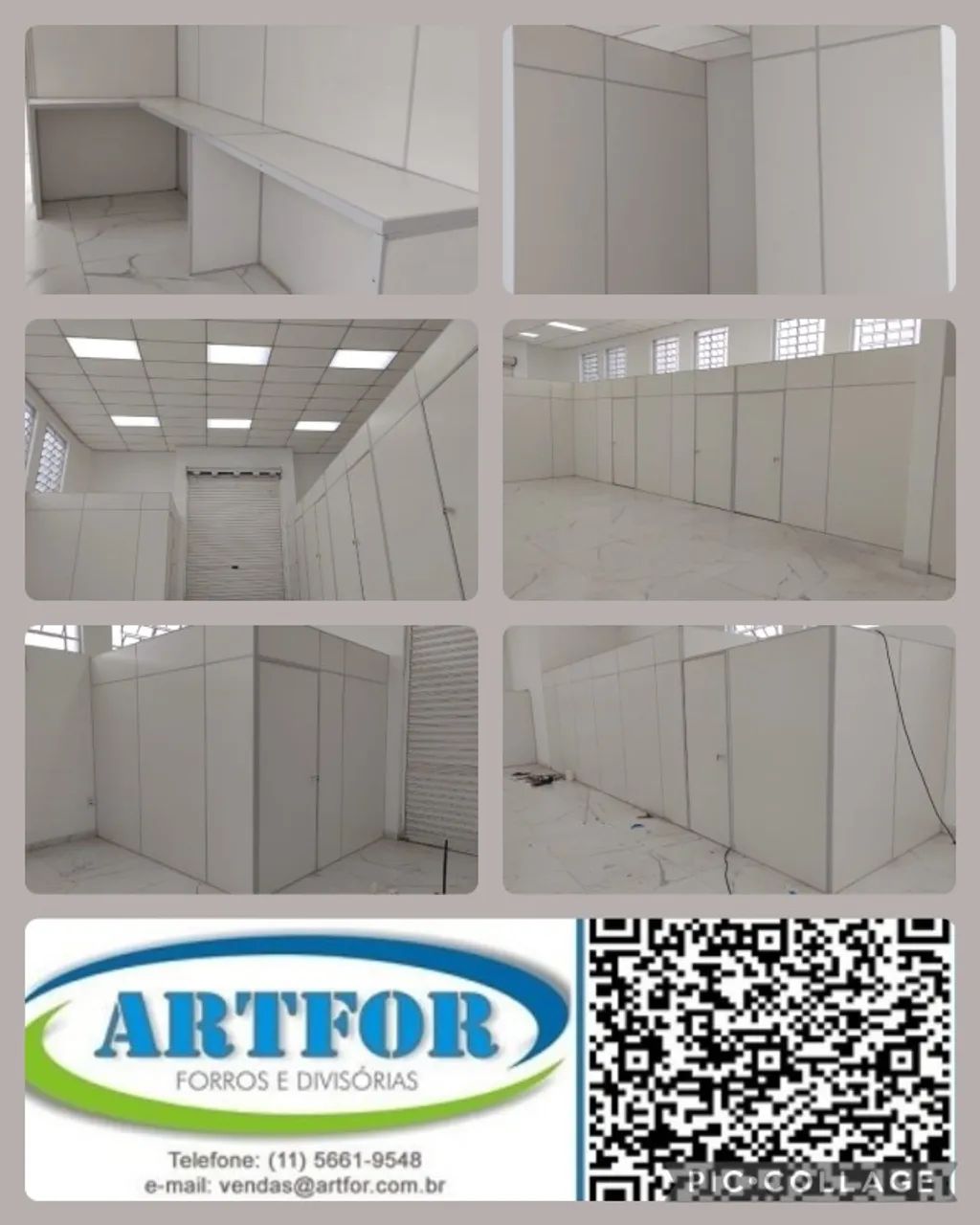 Artfor Comercio Divisórias Eucatex e Naval. Locação Divisórias para Tapumes Internos. - Foto 5