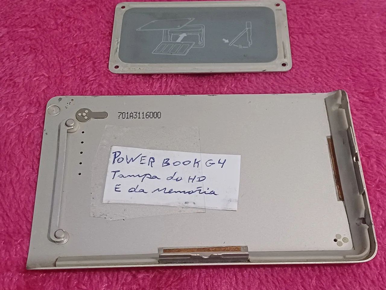 Tampa HD e Memória PowerBook G4