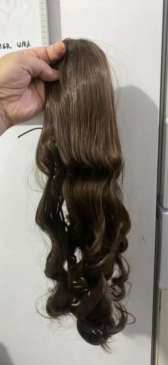 Aplique rabo de cavalo sintético  - Foto 4