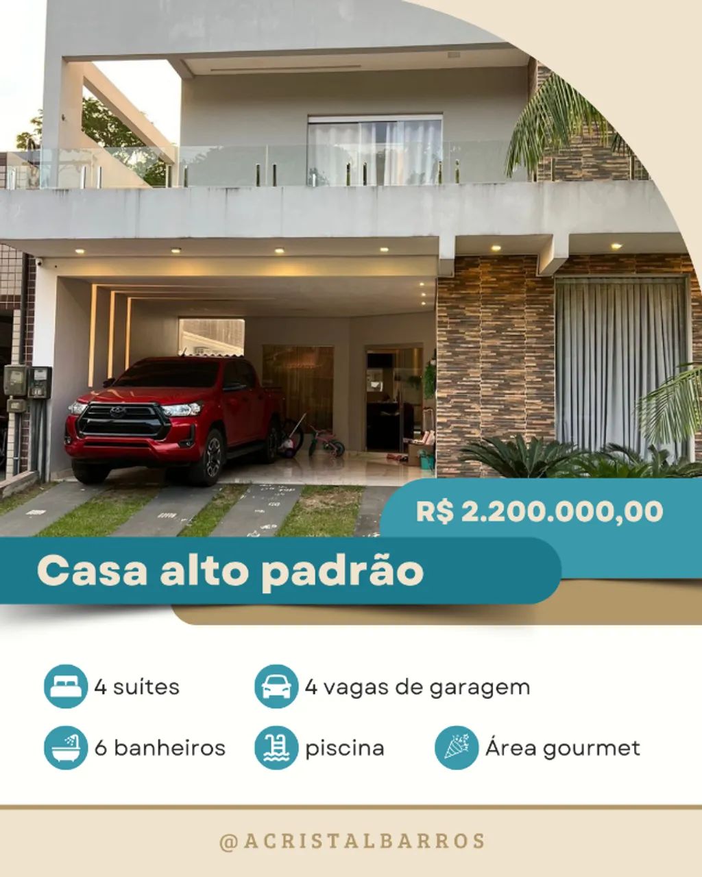 Casa 2 andares, Condomínio Ecos Paradise
