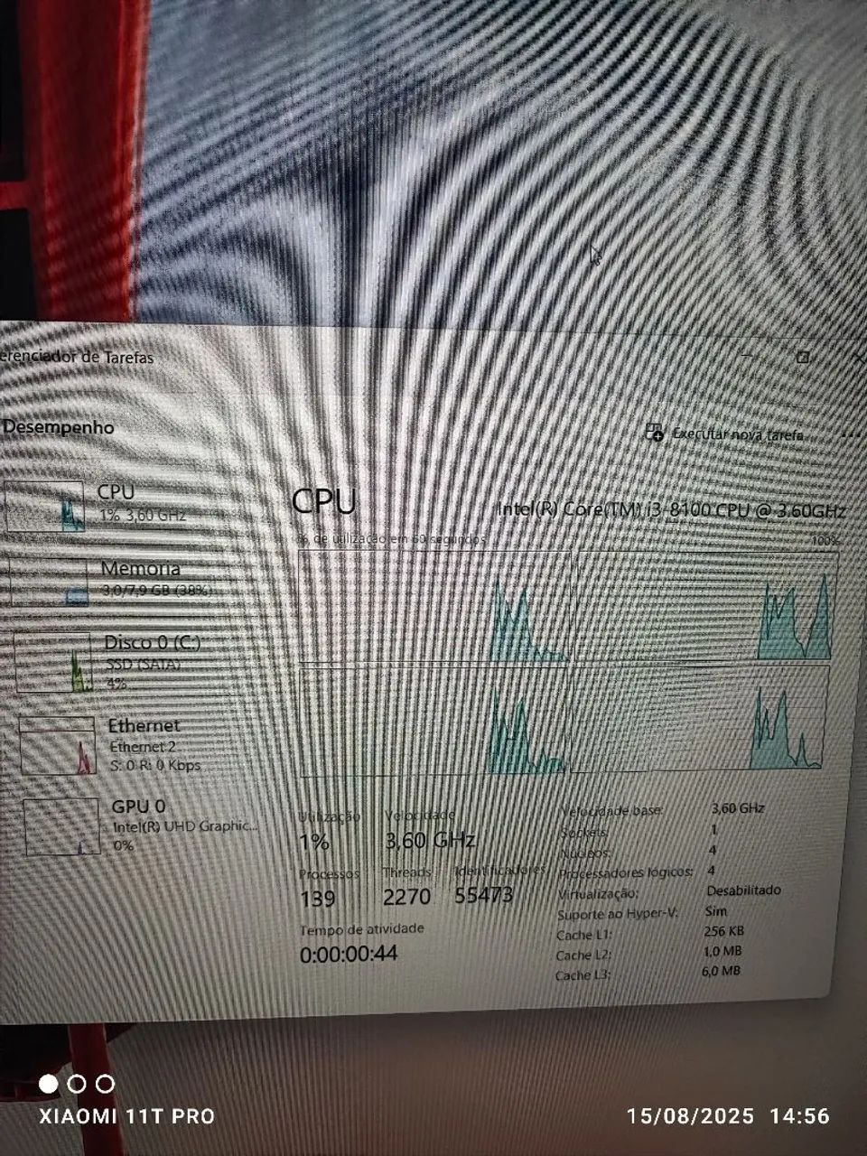 Placa-mãe ASUS Prime H310m-E i3 8100  - Foto 3